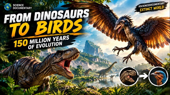 From Dinosaurs to Birds: 150 Million Years of Evolution 🦖🦅