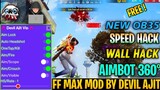 Free Fire Max Mod Menu Hack OB34 Update Today,100% Rank+Fly+Vbadge