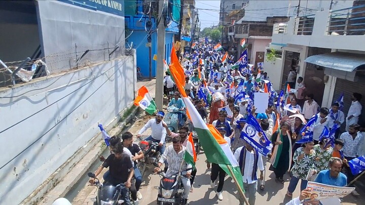 80th Independence Day Kanpur Tiranga यात्रा 🇮🇳🇮🇳