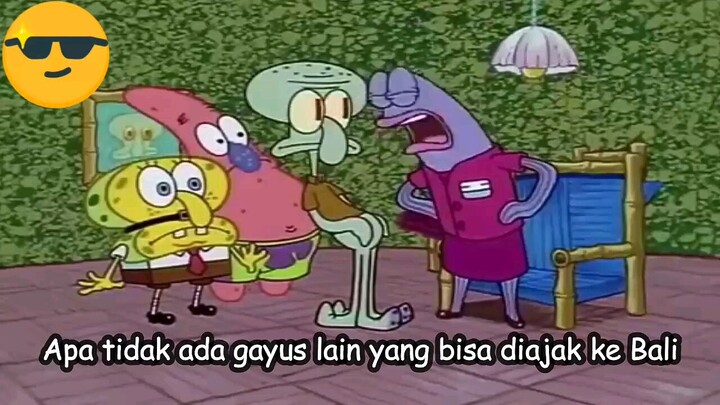 meme spongebob : Bukti nyata ketika hukum di beli dengan uang