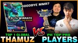 Goodbye MMR? TOP GLOBAL PLAYER vs.  PHILIPPINES TOP PRO PLAYER ~ Mobile Legends