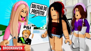 A MENINA que FINGIA ser FILHA do PREFEITO | Historinhas Brookhaven Roblox| Bibi e Lud