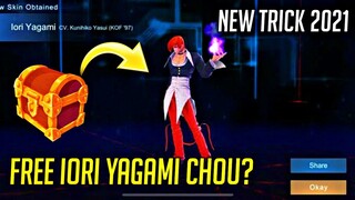 FREE SKIN MOBILE LEGENDS 2021 | FREE IORI YAGAMI ML - NEW EVENT MOBILE LEGENDS 2021