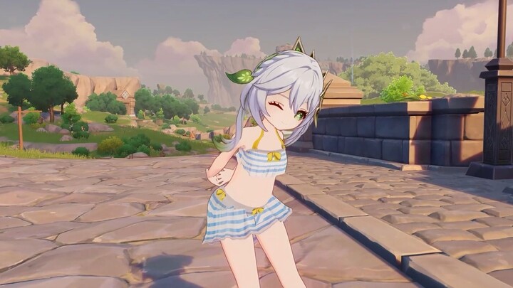 [Genshin Impact] Demo Skin Nahida — “Baju Renang Musim Panas”