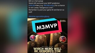 Nasa comment ang link m3mvp  MLBB  MobileLegends fyp  pieckml  foryoupage