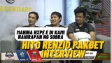 HITO RENZIO PAKBET INTERVIEW OMEGA WINNING VS NXPE 2-0