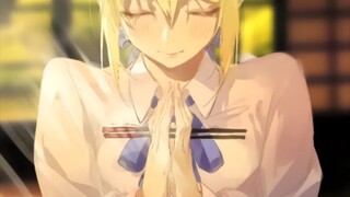 There is absolutely no sword this time, just Saber for pure fun