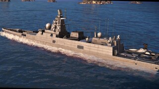 Modern Warships: small and terrible RF GORSHKOV in action.