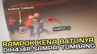 Nasib Sial Para Rampok ini ‼️ Satu Rampok Tumbang Setelah Disikat Rame²