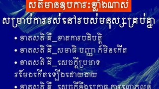 [ ប្រើសតិនាំផ្លូវ ប្រើបញ្ញាកាប់ឆ្ការផ្លូវ ប្រើសេចក្ដីព្យាយាមជាអាហារទ្រទ្រង់ជីវិត ]