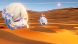 traveler trapped in desert