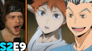 BOKUTO TRAINS HINATA!! || "VS Umbrella" || Haikyu!! Season 2 Episode 9 REACTION