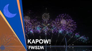 🎆KAPOW! || FWSIM (10th Youtube FWSIM FIreworks Festival)