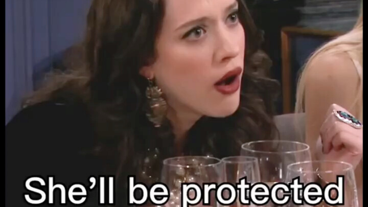 Don’t even think about messing with Caroline, sir! She’s my best friend.