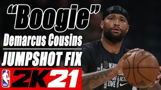 Demarcus Cousin Jumpshot Fix NBA2K21 with Side-by-Side Comparison