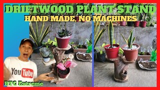 DRIFTWOOD PLANT STAND IDEAS | How to Make a DIY Indoor Outdoor Wooden Plant Rack