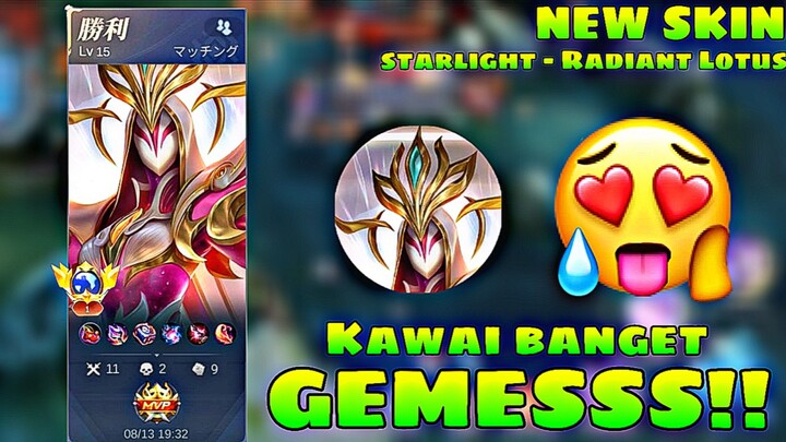 NEW SKIN !! YVE RADIANT LOTUS 😱 KAWAI I BANGET 🥵!!