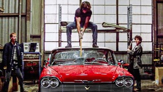 Killer car gets totally trashed | Christine | CLIP