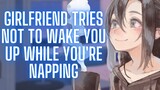 {ASMR Roleplay} Girlfriend Tries Not To Wake You Up While You're Napping