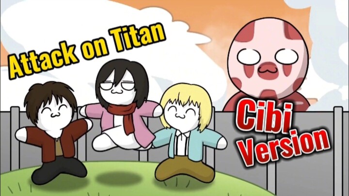 Attack on Titan Cibi Version Bikin Greget 😁😁😁
