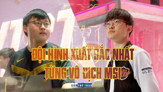 ĐỘI HÌNH XUẤT SẮC NHẤT TỪNG VÔ ĐỊCH MSI