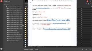 Kevin Davey – Strategy Factory Workshop