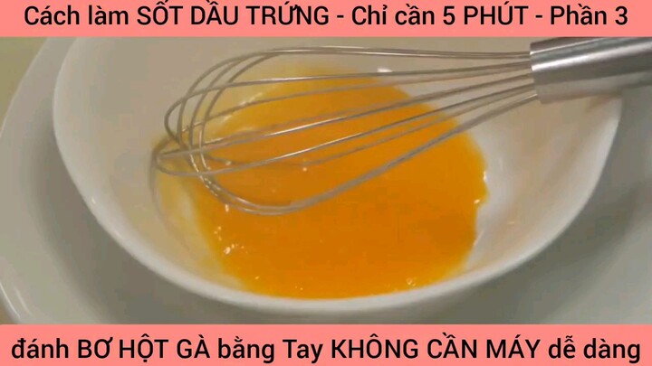 cách làm sốt bơ hôi gà bằng tay không cần máy #3