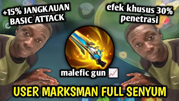 MALEFIC GUN BIKIN USER MARKSMAN FULL SENYUM ‼️🤫