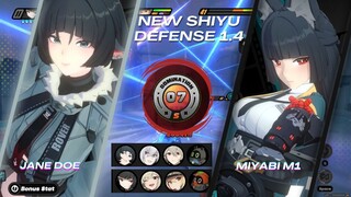 Shiyu Defense 1.4 Jane Doe & Hoshimi Miyabi M1 | Zenless Zone Zero