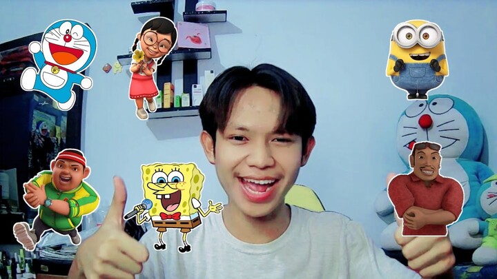 Menirukan 45 Suara Kartun Indonesia Dan Malaysia | Impersonator Indonesia