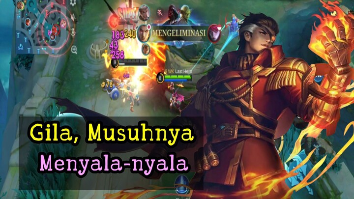 Gila Musuhnya Menyala-nyala Wi !