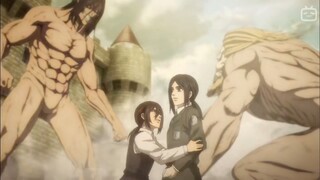 Attack On Titan | Titan Tiến Công Chiến Đấu Titan Giáp Sắt Và Titan Hàm Season 4