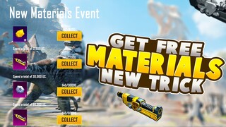 FREE MATERIALS PUBG MOBILE NEW EVENT | HOW TO GET MATERIALS | AMAZING REBATE EVENT