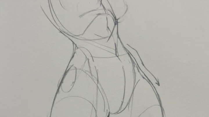 Draw a charming hourglass figure