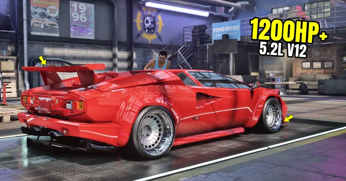 Need for Speed Heat Gameplay - 1200HP+ LAMBORGHINI COUNTACH Customization |  Max Build - Bilibili