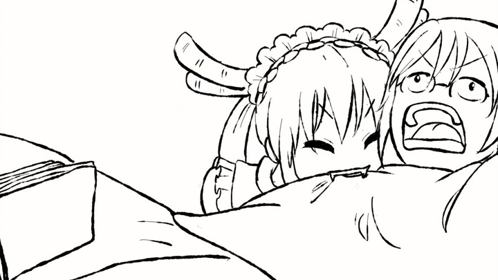 [Miss Kobayashi's Dragon Maid] Tohru Bites Kobayashi