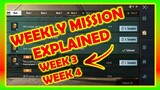 PUBG SEASON 17 WEEK 3 & 4 MISSIONS EXPLAINED | ROYAL PASS SEASON 17 | PUBG MOBILE WEEKLY MISSIONS