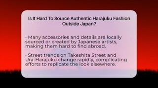 Is It Hard To Source Authentic Harajuku Fashion Outside Japan? - Japan Past and Present