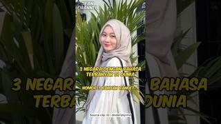 3 negara dengan bahasa terbanyak di dunia, Nomor 3 Banyak Banget #shorts