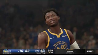 NBA2K22 MAVERICKS VS WARRIORS I FULL GAME HIGHLIGHTS I NBA Regular Season I March 3, 2022