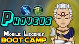 PHOVEUS - TIPS, ITEMS, SPELL, EMBLEMS, AND GUIDE - MGL MLBB BOOT CAMP VOLUME 106