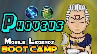 PHOVEUS - TIPS, ITEMS, SPELL, EMBLEMS, AND GUIDE - MGL MLBB BOOT CAMP VOLUME 106