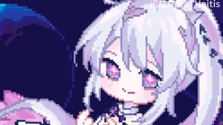 𝙁𝙡𝙮 𝙢𝙚 𝟐 𝙩𝙝𝙚 𝙢𝙤𝙤𝙣 - Kiana [ Honkai Impact 3 | Pixels]