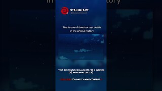 Probably the shortest battle in the anime history #anime #shorts #animeedits #animememes