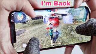 Realme narzo 20 pro free fire gameplay test 4 finger handcam m1887 onetap headshot #nonstopgaming