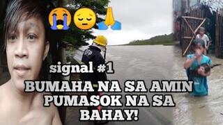 BAGYO NA SA AMIN!Pumasok Na ang Tubig sa Loob ng bahay Namin!|CABADBARAN AGUSAN DEL NORTE!