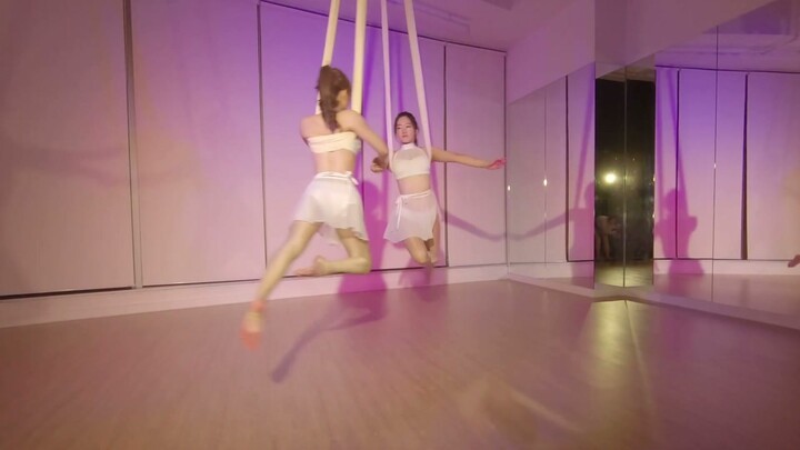 Aerial Hammock Dance: WeiBird – “If Only” (Red Scarf), the theme song from the movie “The Love Teach