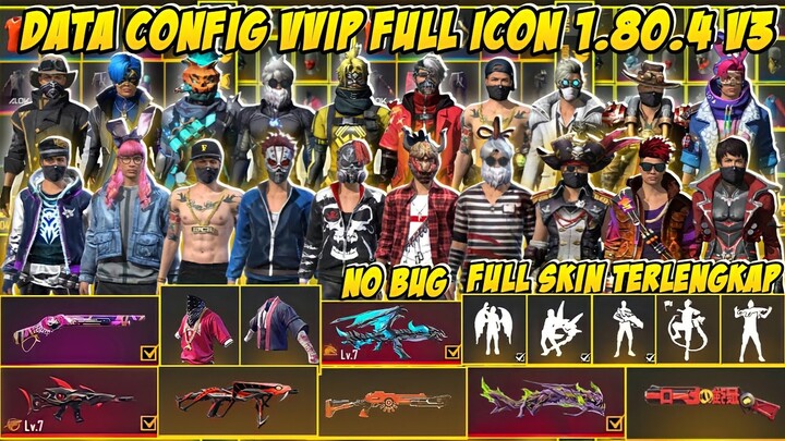 SETELAH UPDATE‼️DATA CONFIG VVIP LINK MEDIAFIRE | CONFIG ICON | CONFIG FF UPDATE V 1.80.4