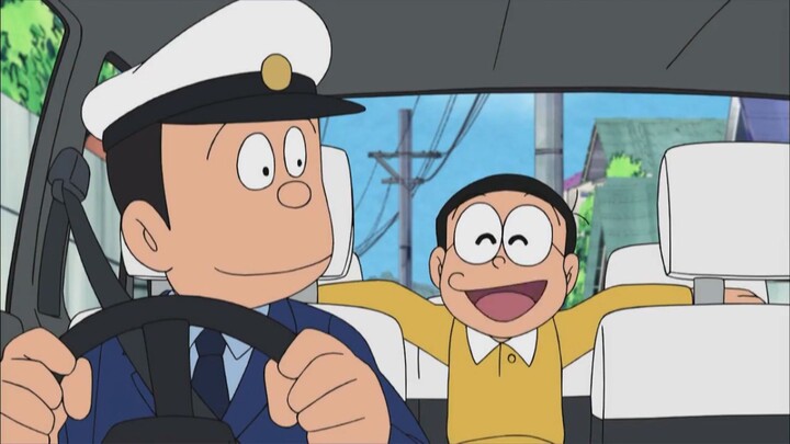 Doraemon Episode 202 Bahasa Indonesia: "Licin! Pak Guru Tidak Bisa Berhenti" & "Nobita Sang Milyuner
