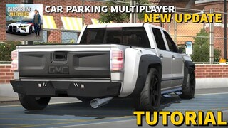 GMC Sierra Tailgate Applique/Cover Tutorial in Car Parking Multiplayer New Update